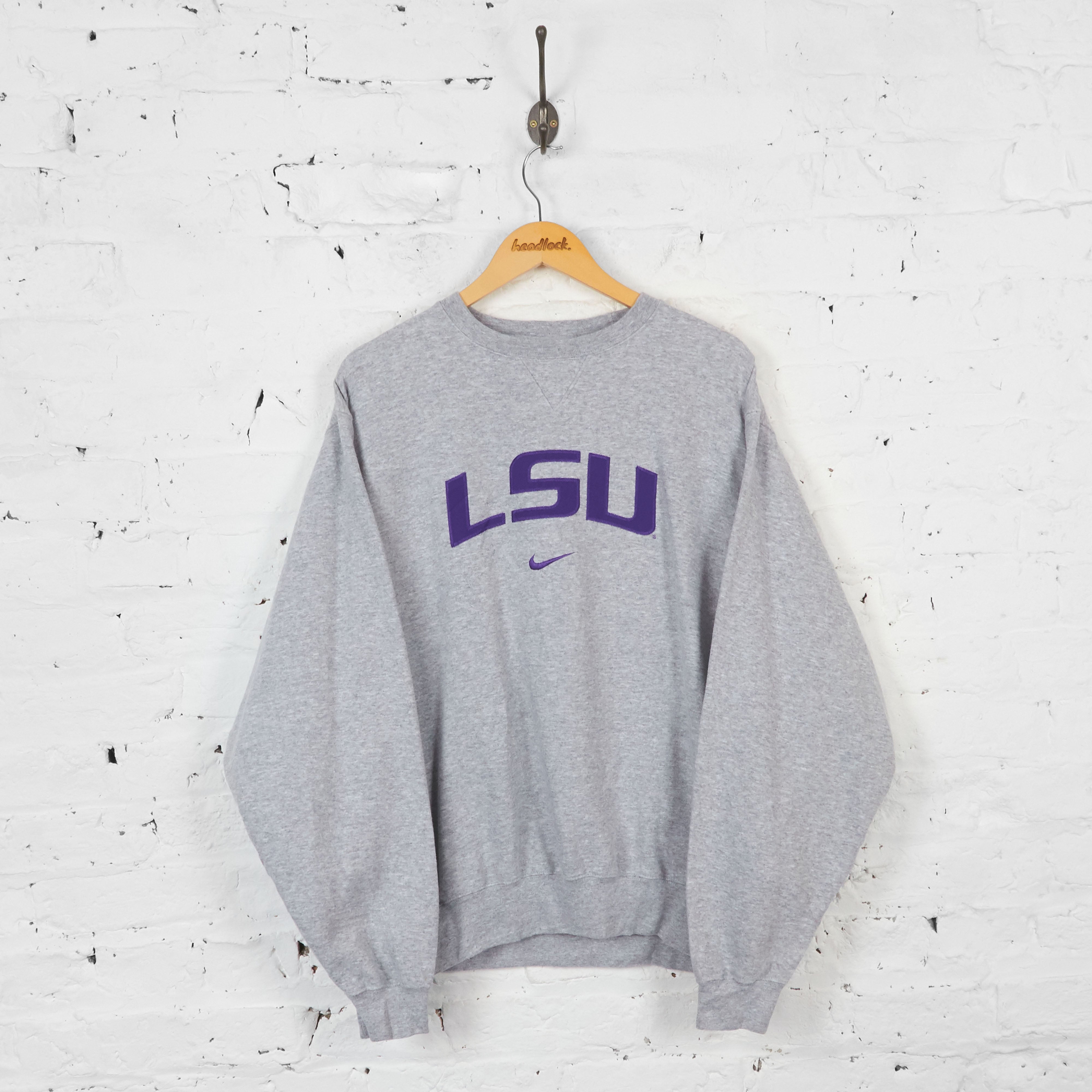 Grey lsu clearance sweatshirt