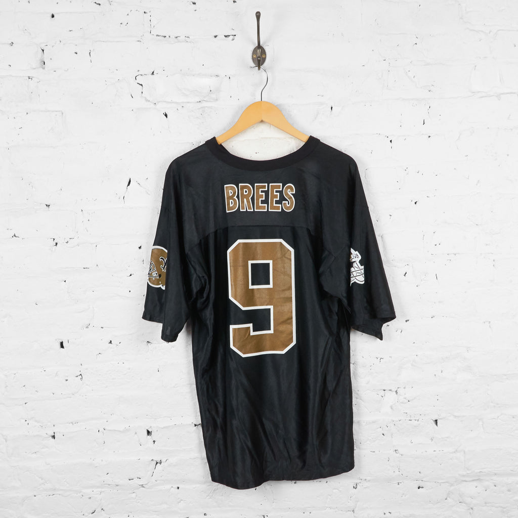 Vintage New Orleans Saints Brees NFL Jersey - Black - L - Headlock