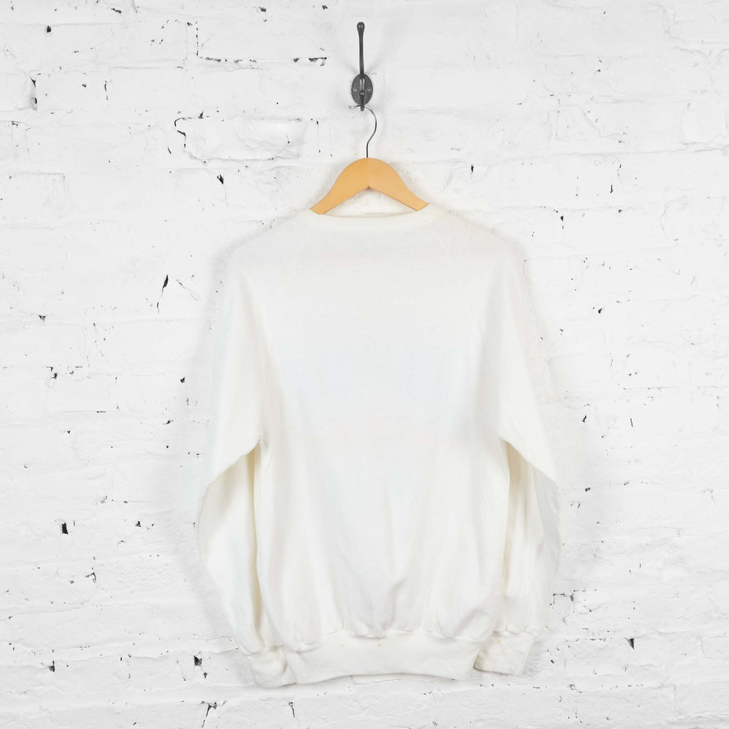 Vintage Olympic Winter Games Sweatshirt - White - M - Headlock