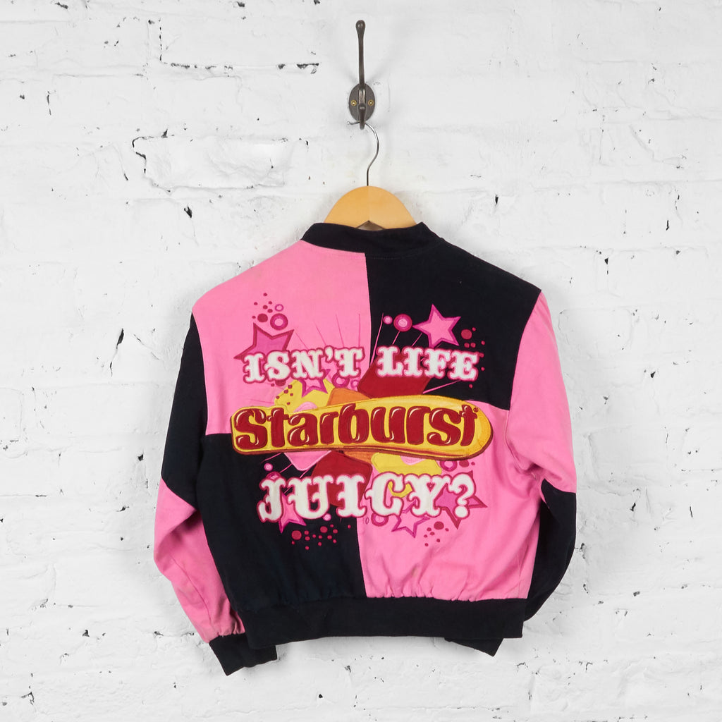 Vintage Girl's Starburst Jacket - Pink -  Girl's M - Headlock