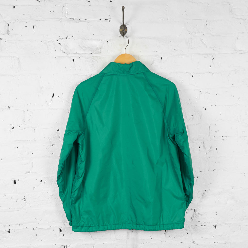 Vintage Collared Nylon Jacket - Green - M - Headlock