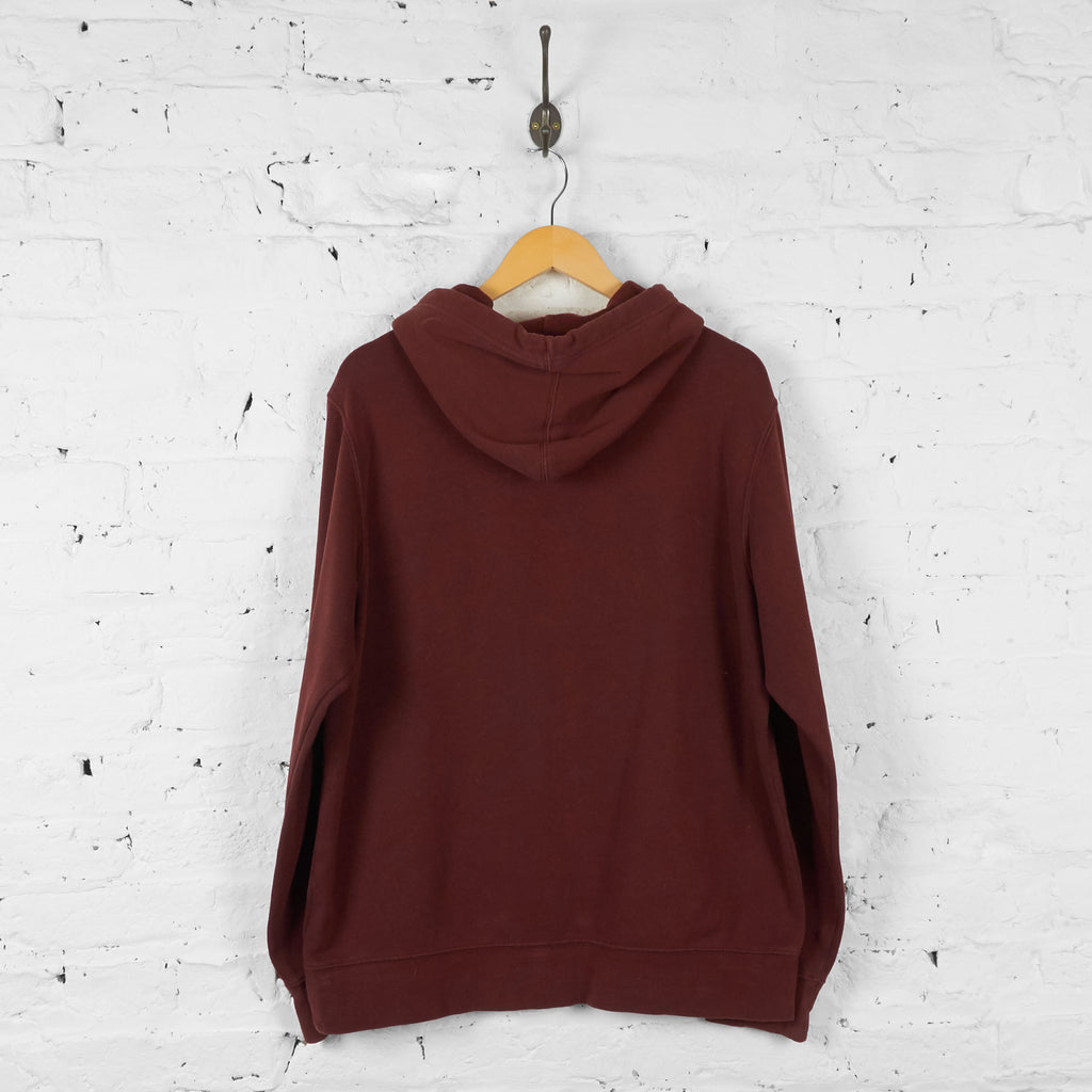 Vintage The North Face Hoodie - Burgundy - L - Headlock