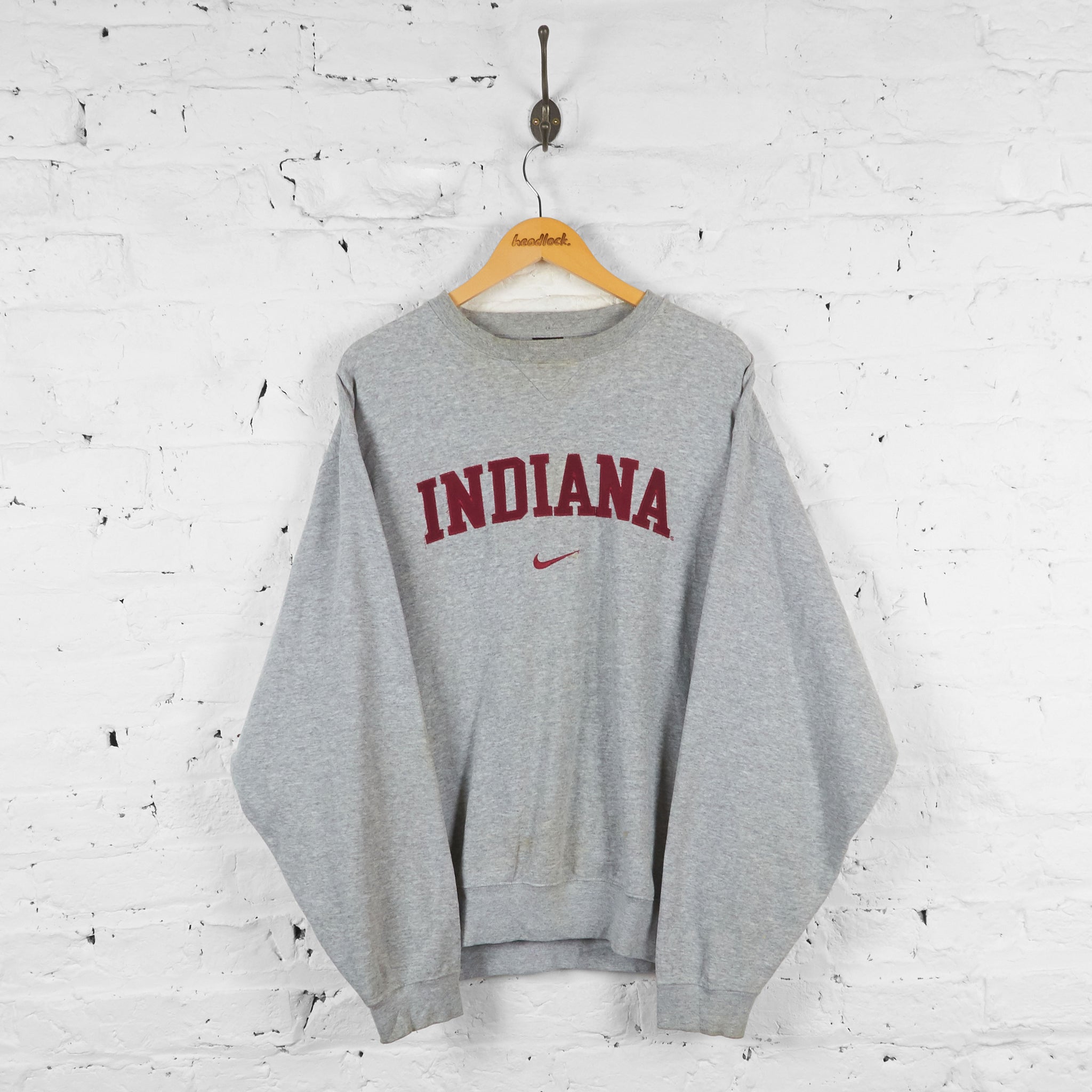 Vintage Indiana Nike Sweatshirt Grey L – Headlock