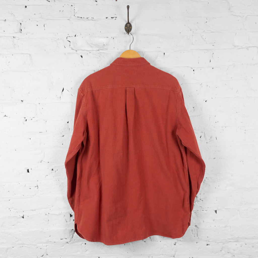 Vintage L.L Bean Utility Shirt - Orange - L - Headlock