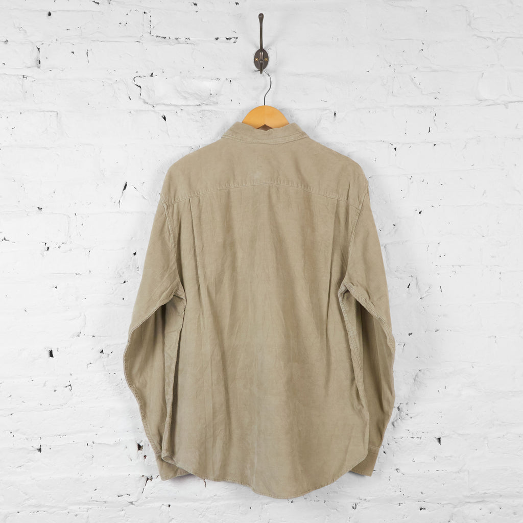 Vintage Gap Corduroy Shirt - Beige - L - Headlock