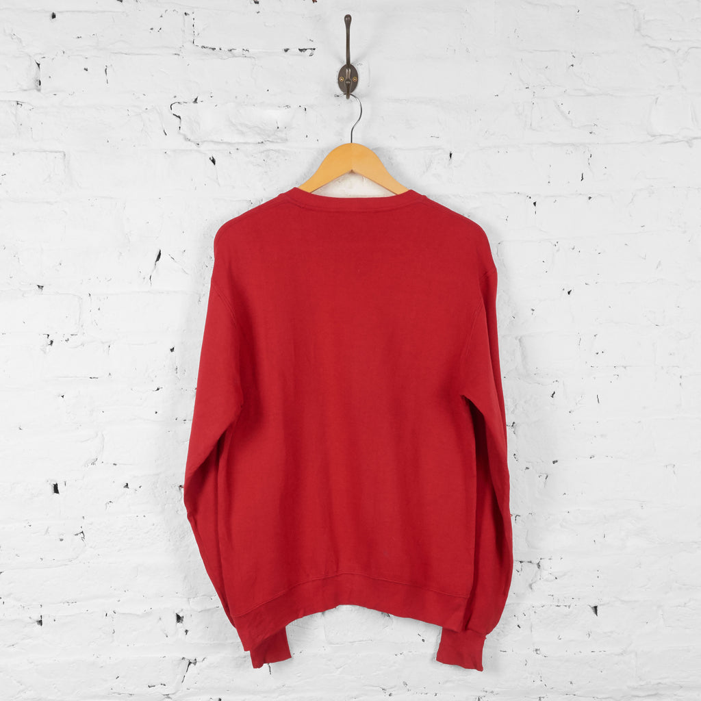 Vintage Indiana University Sweatshirt -  Red - M - Headlock