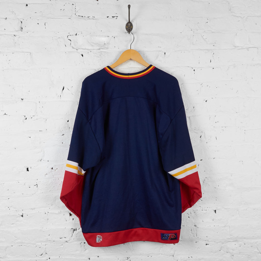 Vintage Peoria Riverman Hockey Jersey - Navy - L - Headlock