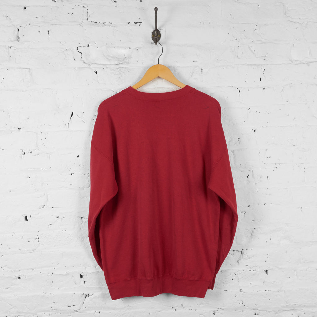 Vintage Chicago Bulls NFL Sweatshirt - Red - XL - Headlock