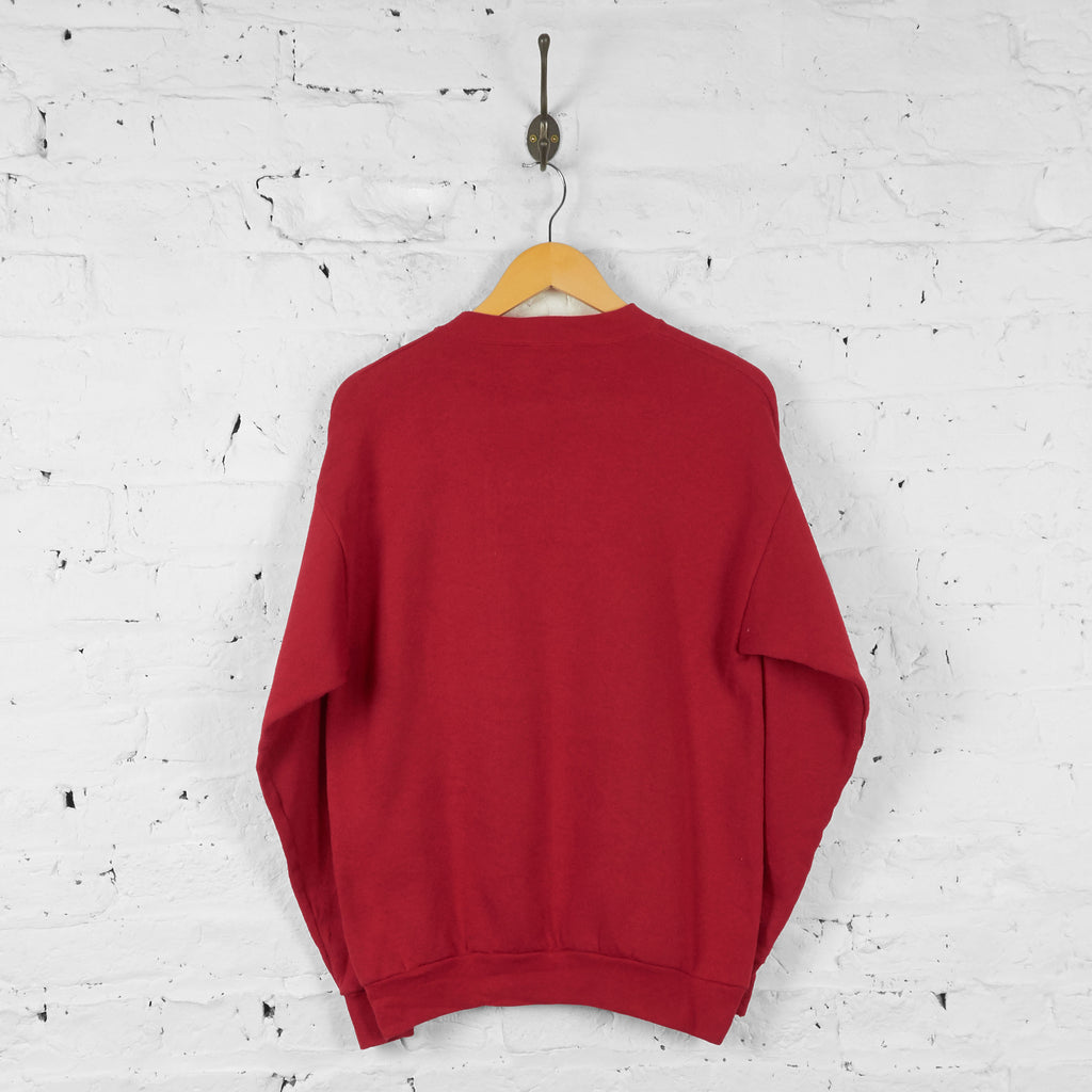 Vintage NHL Detroit Red Wings Sweatshirt - Red - M - Headlock