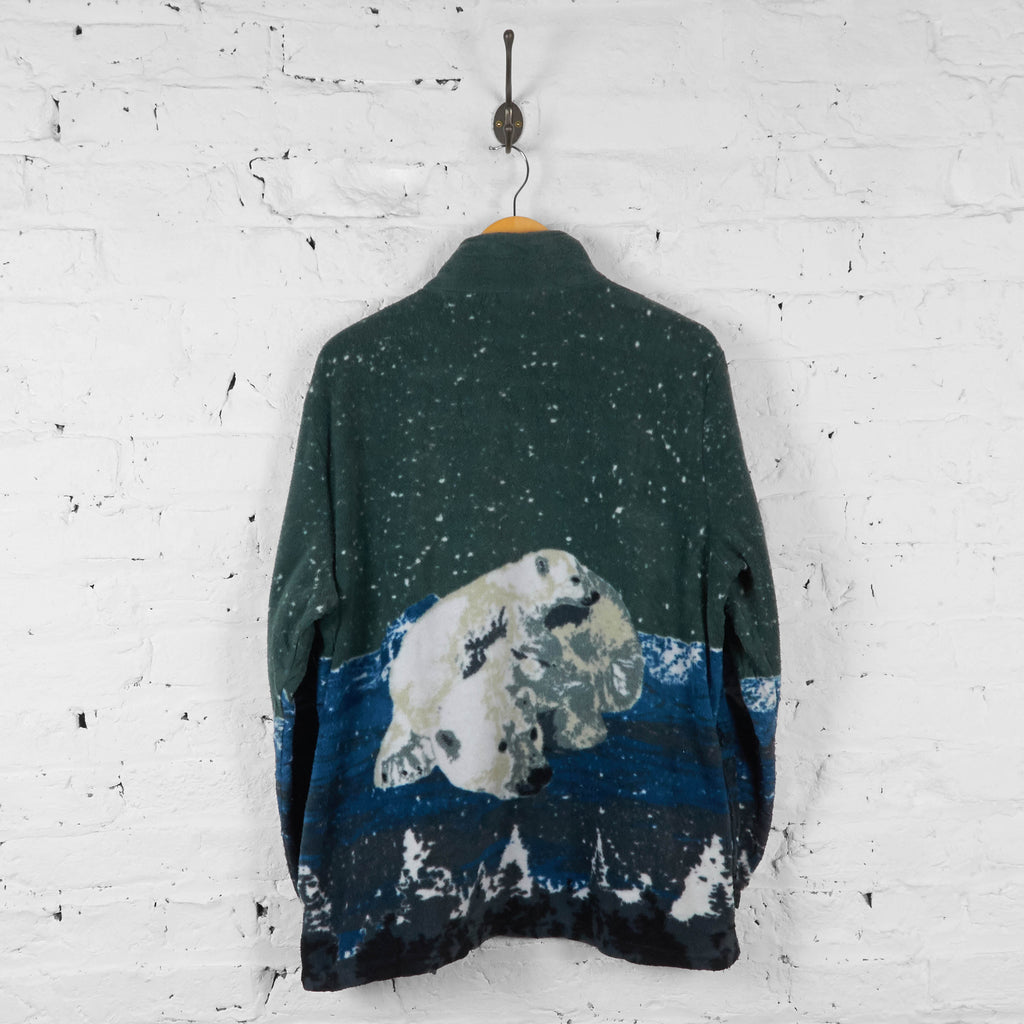 Vintage Polar Bear Fleece - Blue - L - Headlock