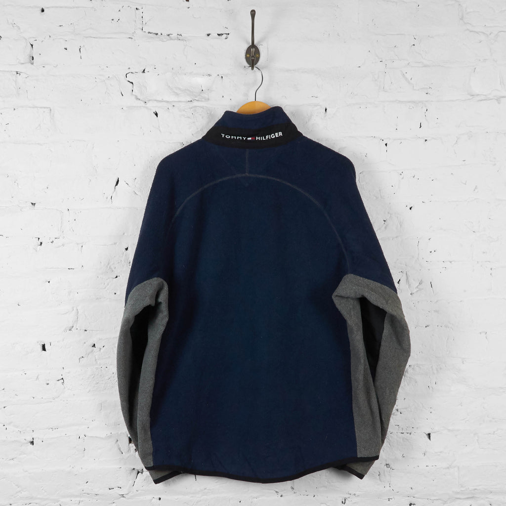 Vintage Tommy Hilfiger Fleece - Navy/Grey - L - Headlock