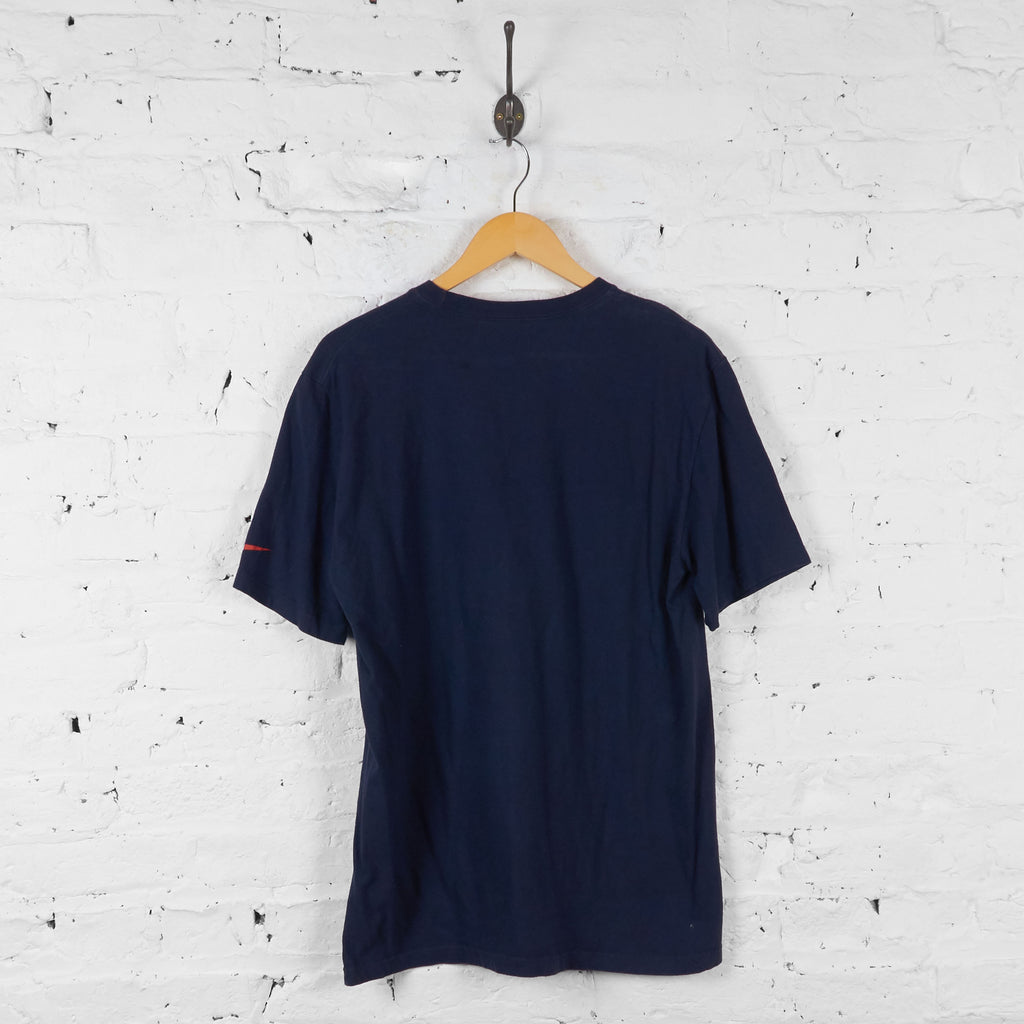Vintage Chicago Bears NFL T-shirt - Navy/Orange - L - Headlock