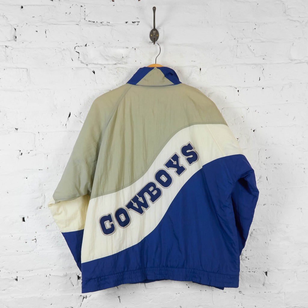 Vintage Dallas Cowboys Starter Jacket - Blue/Grey - M - Headlock
