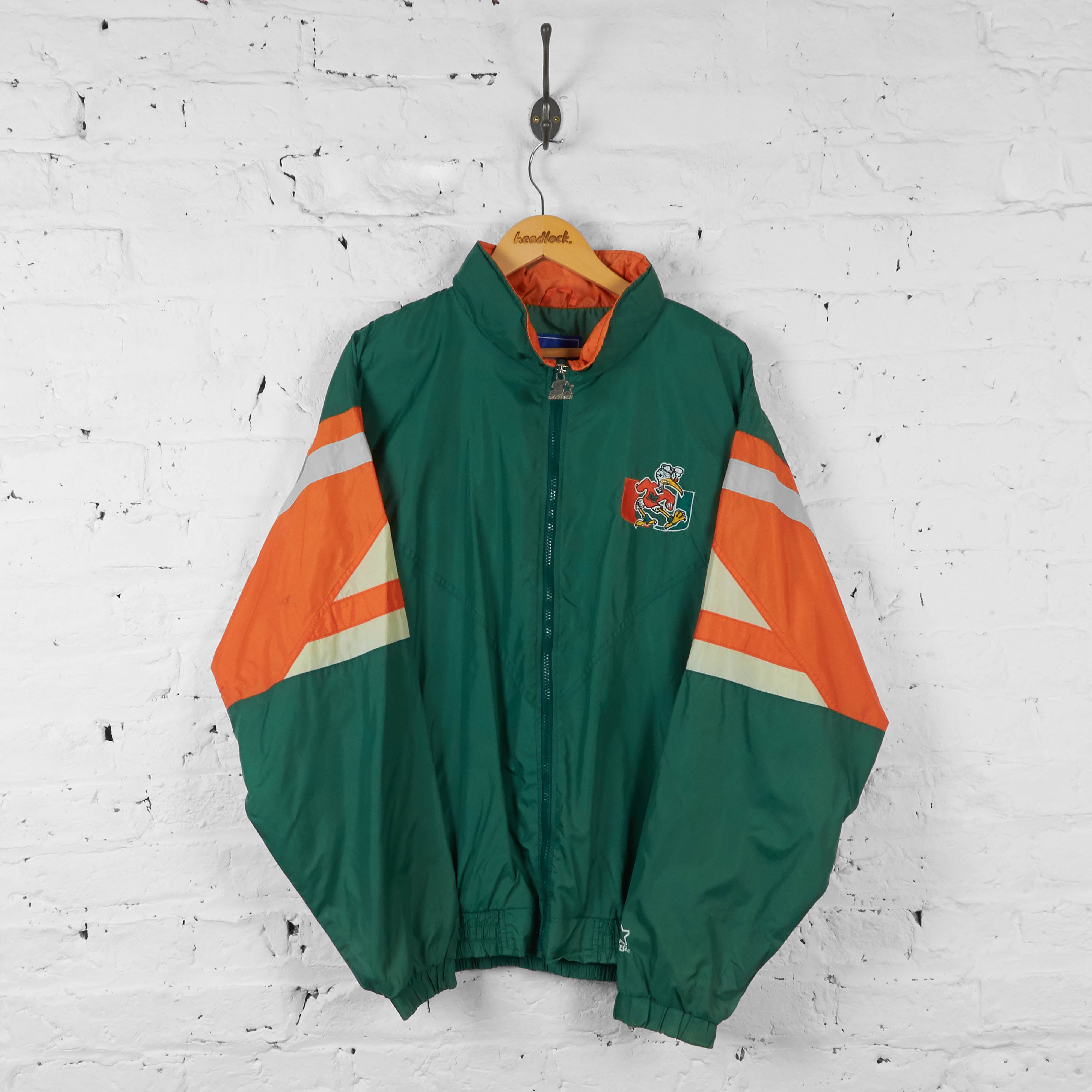 Miami hurricanes classic sale starter jacket