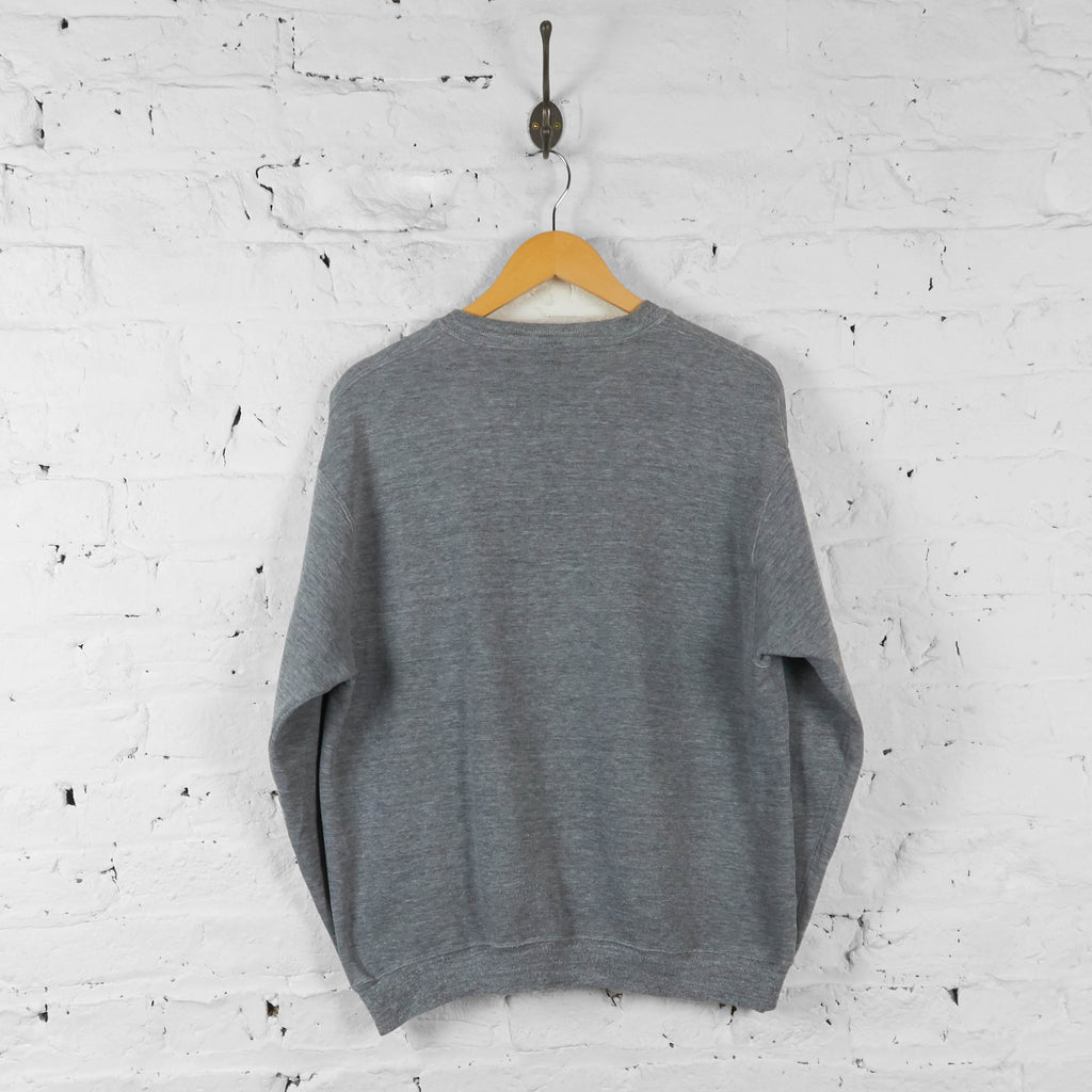 Vintage Iowa Sweatshirt - Grey - L - Headlock