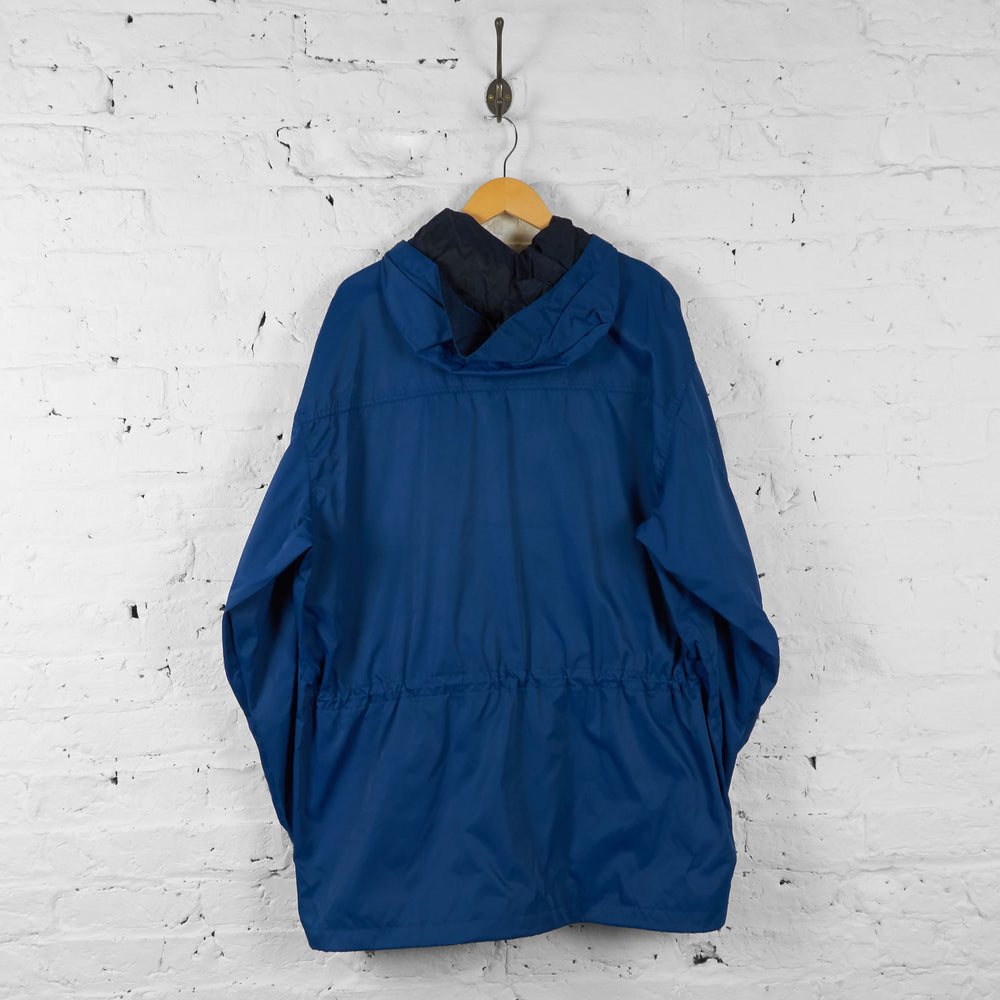 Vintage Timberland Hooded Outdoor Coat - Blue - XL - Headlock