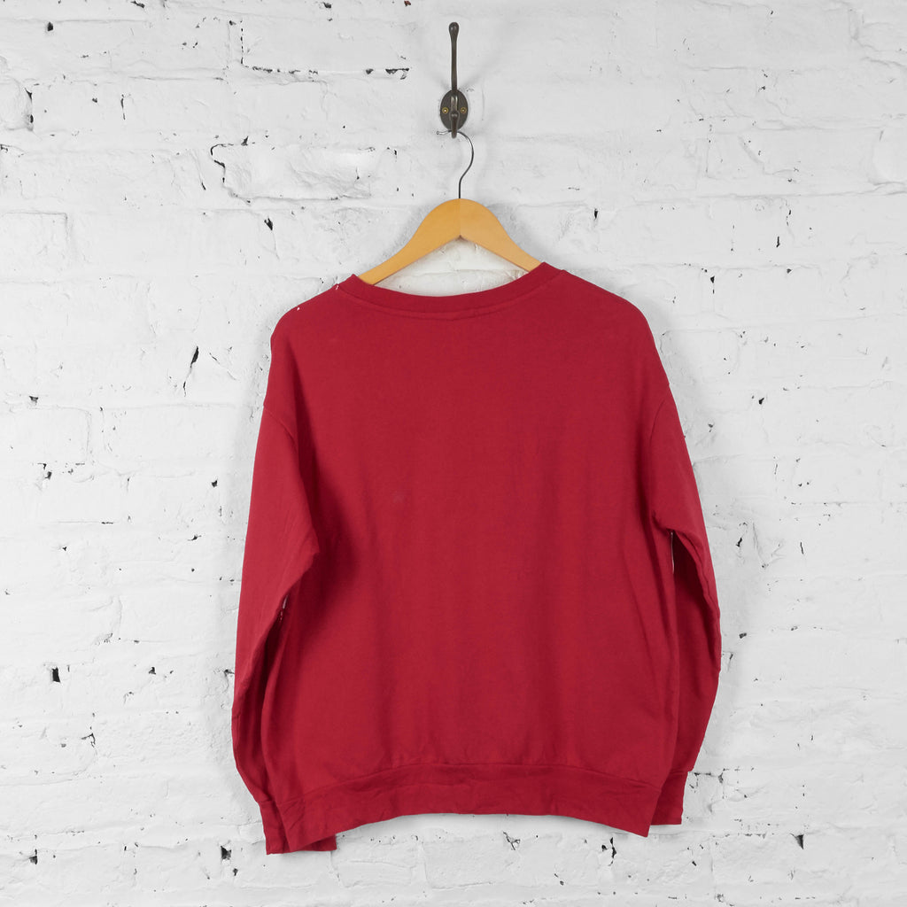 Vintage Coca Cola Sweatshirt - Red - L - Headlock