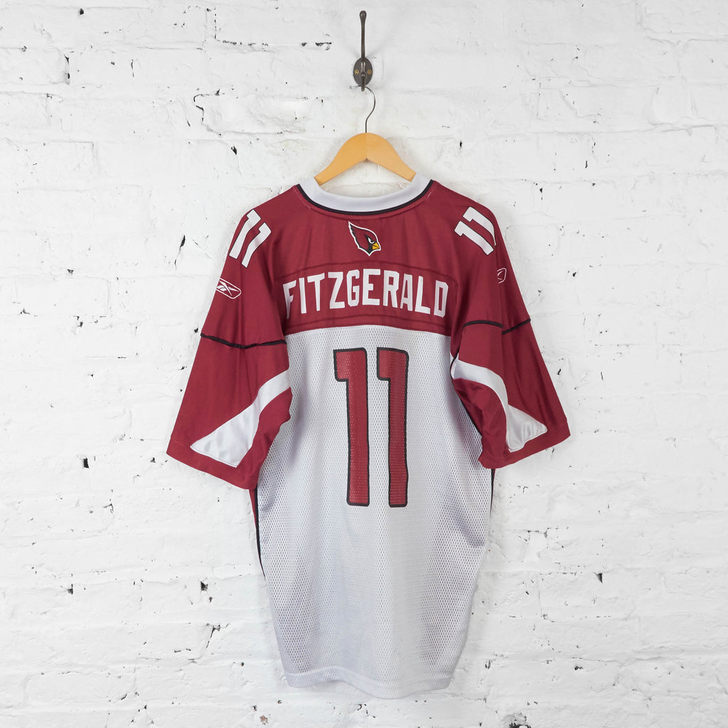 Vintage NFL Arizona Cardinals 'Fitzgerald 11' Jersey - Red/White - L - Headlock