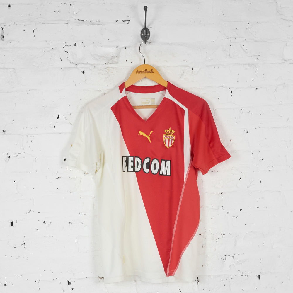AS Monaco Puma Home Football Shirt - Red - XS