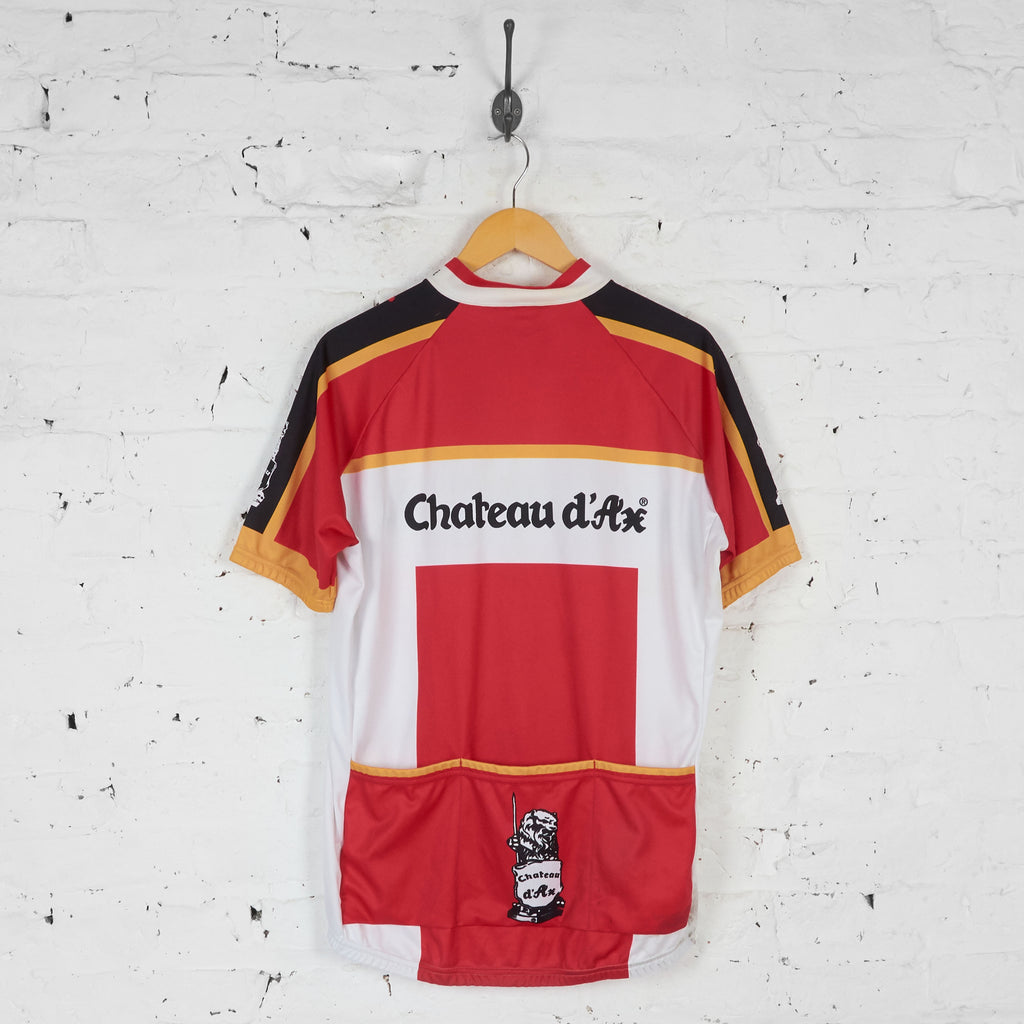 SMS Santini Chateau d'Ax Colnago Cycling Top Jersey - Red - XXXXL