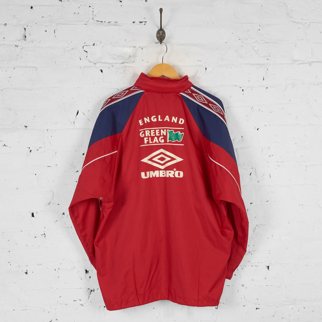 England 1998 Umbro Coaches Jacket - Red - S