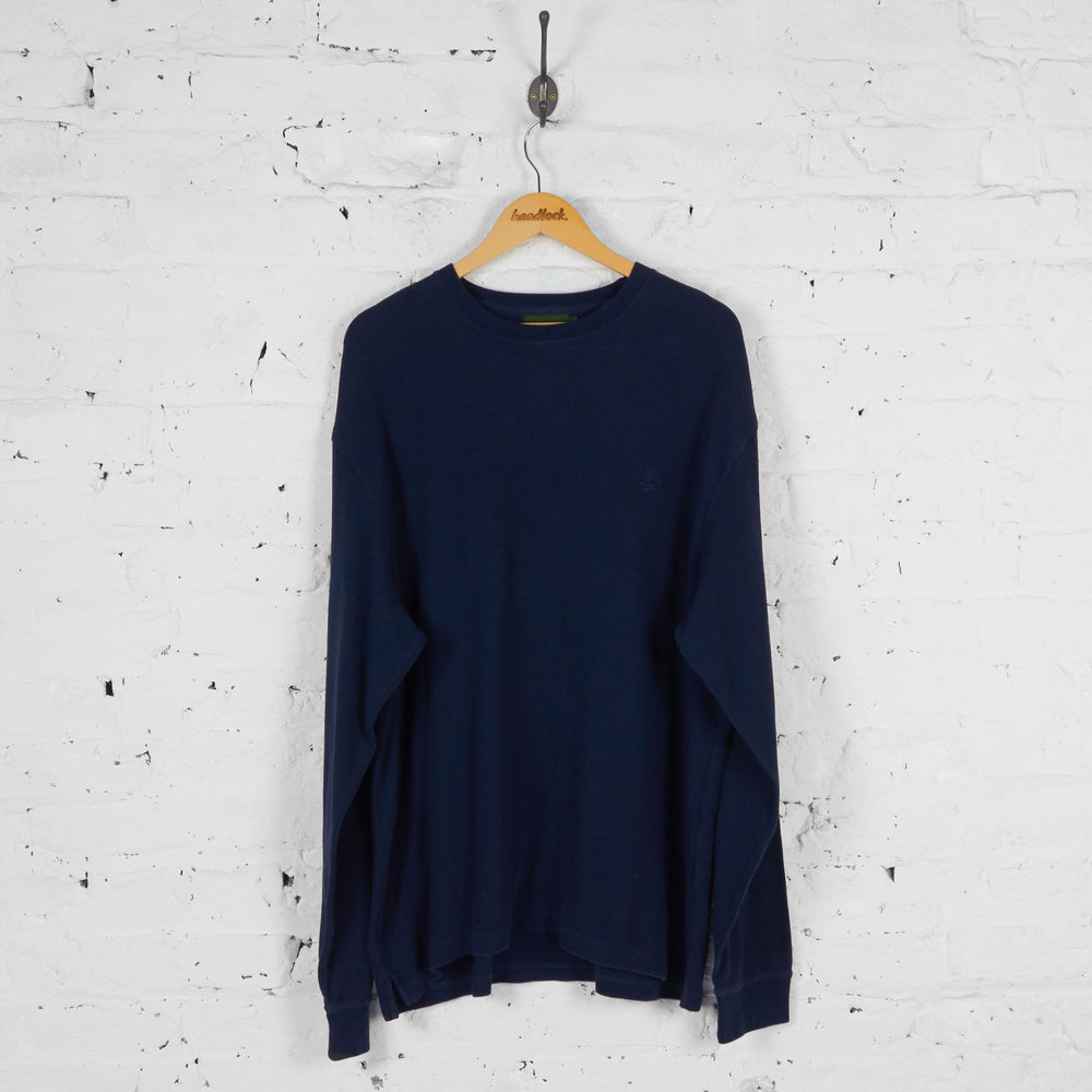 Timberland Long Sleeve T Shirt - Blue - XL