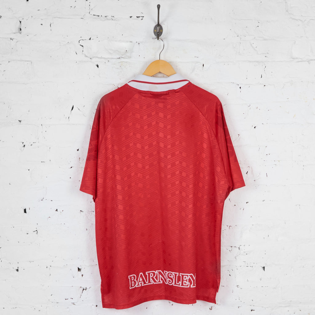Barnsley 1998 Admiral Home Football Shirt - Red - XL