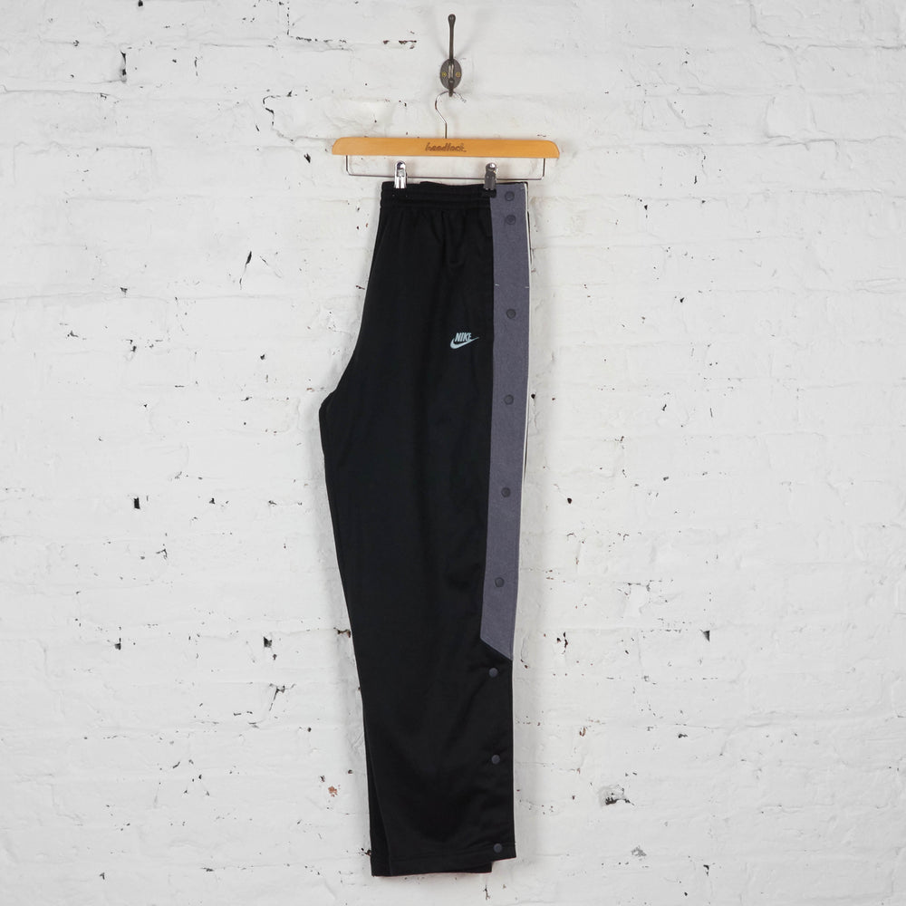 Nike Poppers 90s Tracksuit Bottoms - Black - L