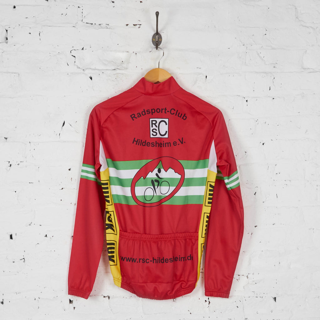 Bid Racer Radsport Hildesheim Long Sleeve Cycling Jersey - Red - XS
