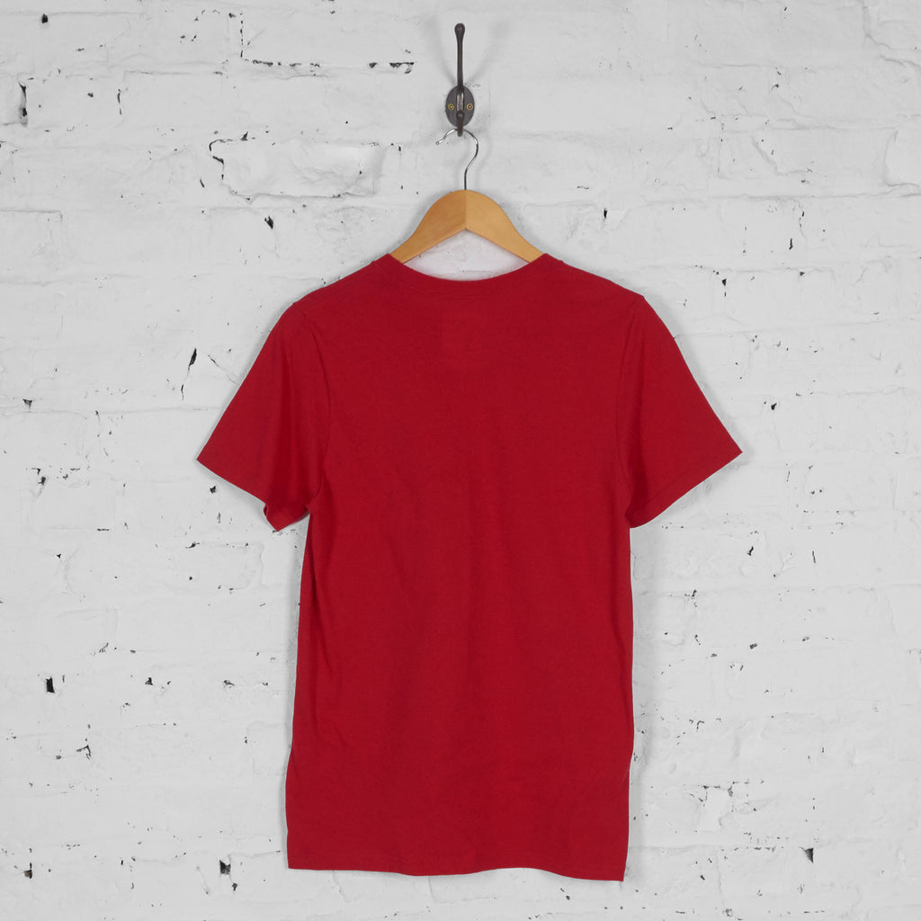 Chicago Bulls Adidas T Shirt - Red - S