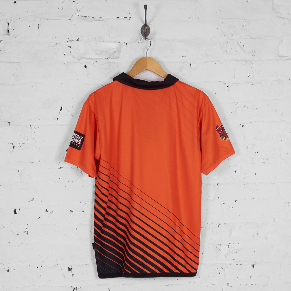 Castleford Tigers Rugby Polo Shirt - Orange - L