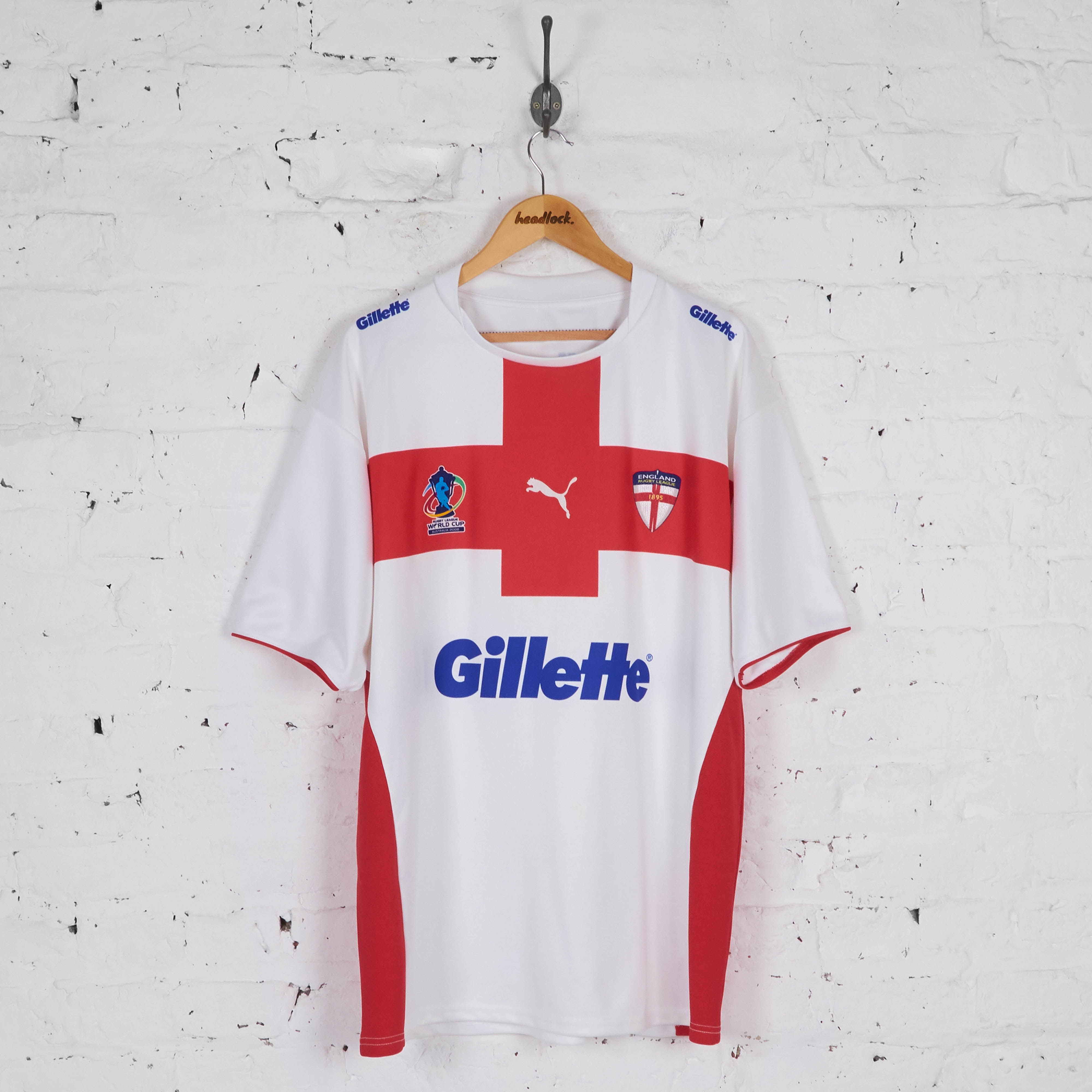 England Rugby League Shirt - White