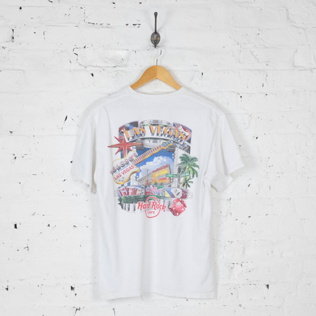 Hard Rock Cafe Las Vegas T Shirt - White - M
