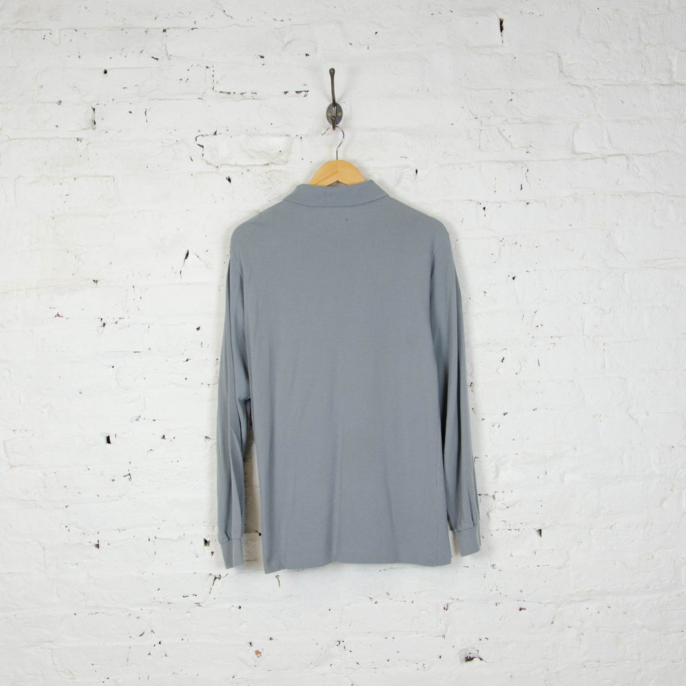 Lacoste Long Sleeve Polo Shirt - Grey - M
