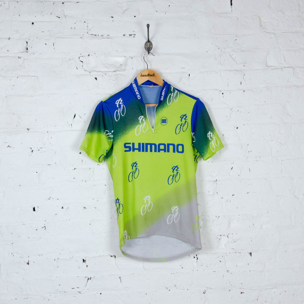 Shimano Cycling Top Jersey - Green - S