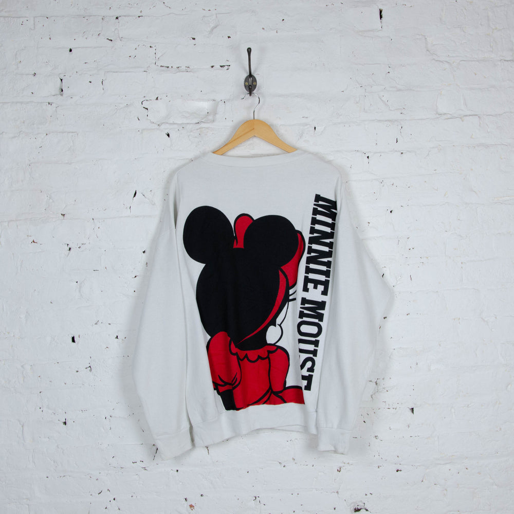 Minnie Mouse Disney Sweatshirt - White - XL