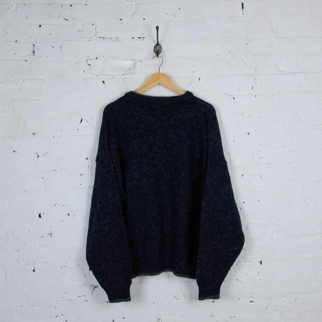 Woolrich Wool Knit Jumper - Blue - XL