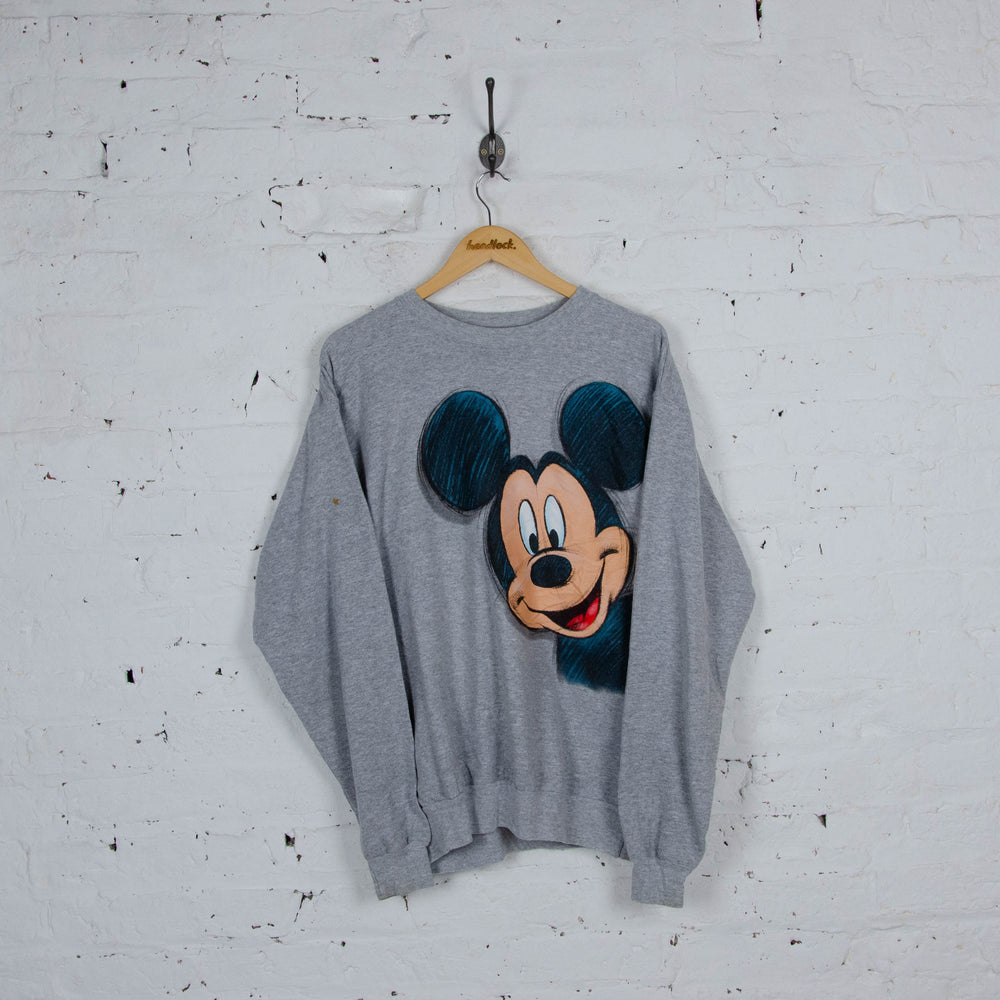 Disney Mickey Mouse Sweatshirt - Grey - M