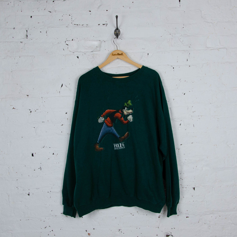 Disney Goofy Sweatshirt - Green - XL