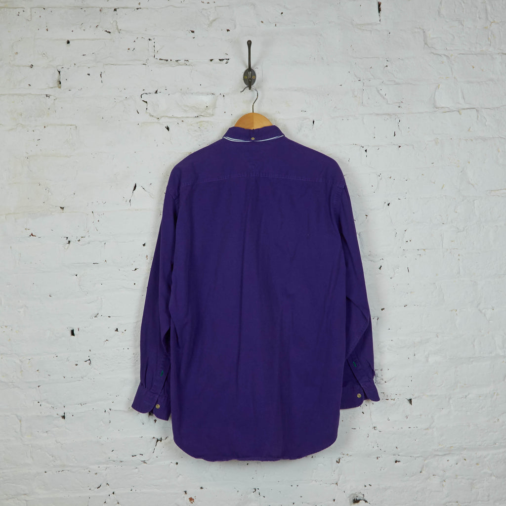 Vintage Tommy Hilfiger Shirt - Purple - M