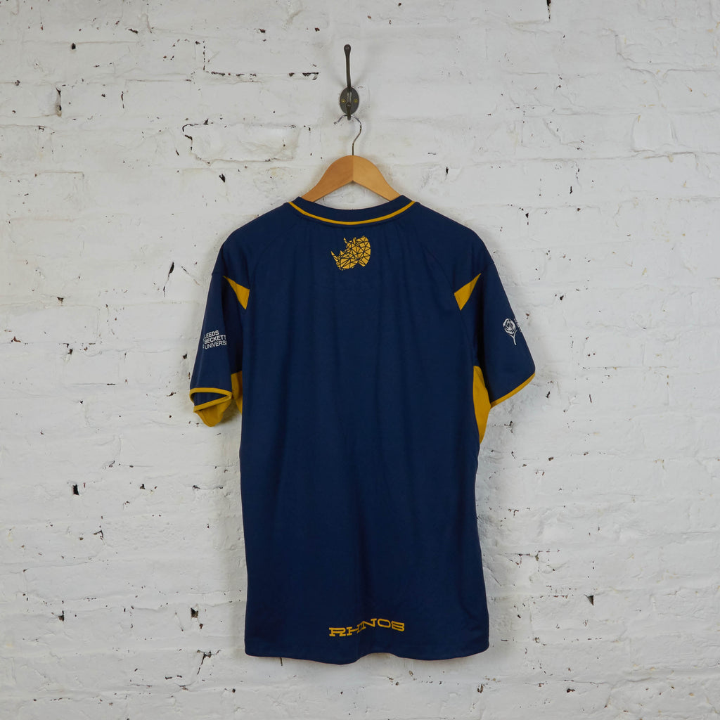 Leeds Rhinos Rugby Shirt - Blue - L