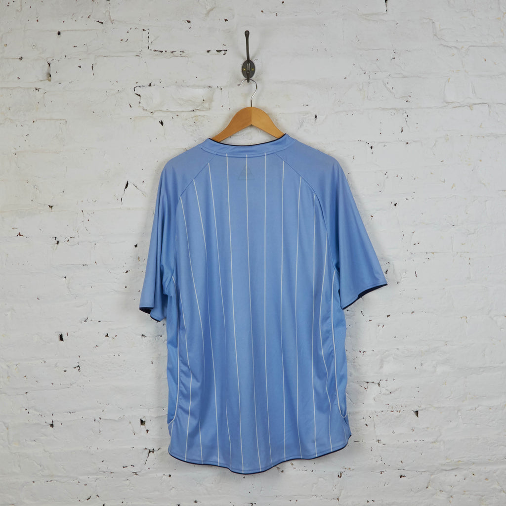 Le Coq Sportif Manchester City 2007 Football Shirt - Blue - XL