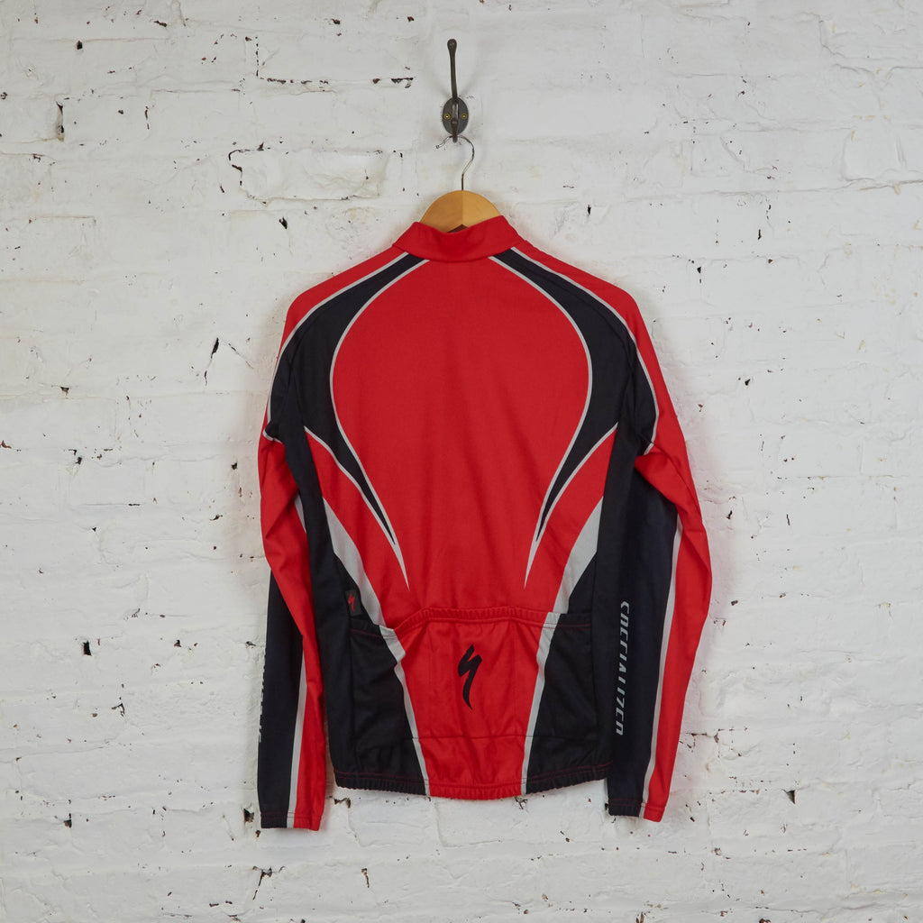 Specialized Long Sleeve Cycling Top Jersey - Red - S