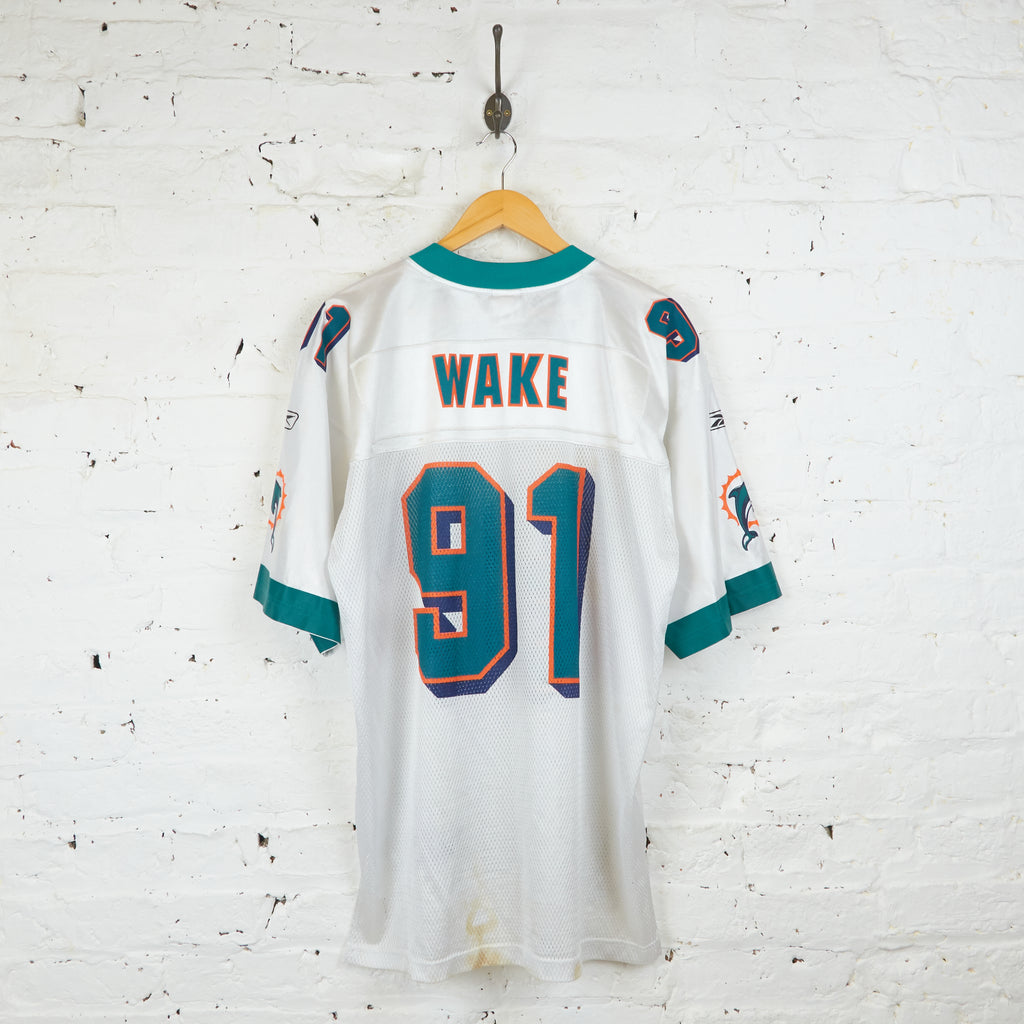 Miami Dolphins Wake NFL Jersey - White - L