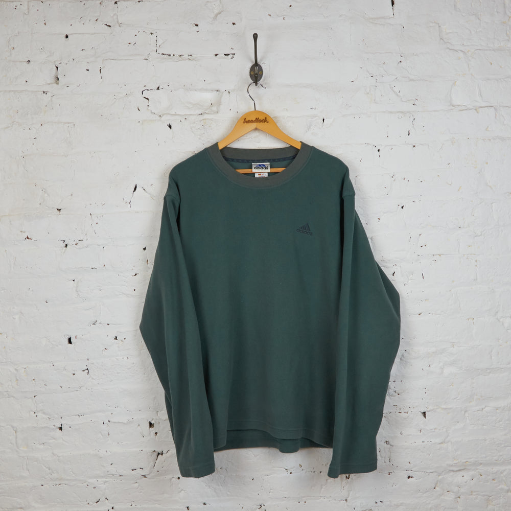 Adidas 90s Fleece Sweatshirt - Green - L