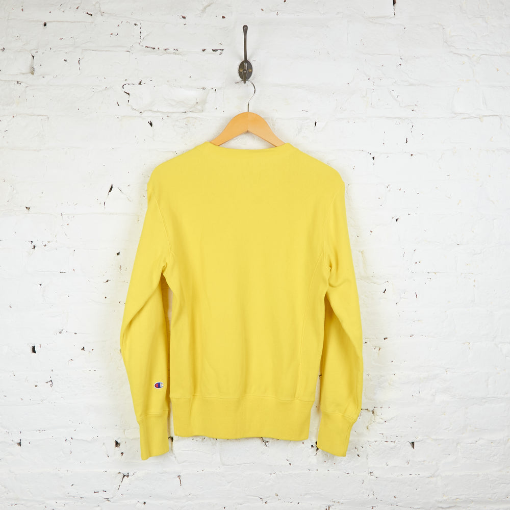 Champion Reverse Weave Sweatshirt - Yellow - S