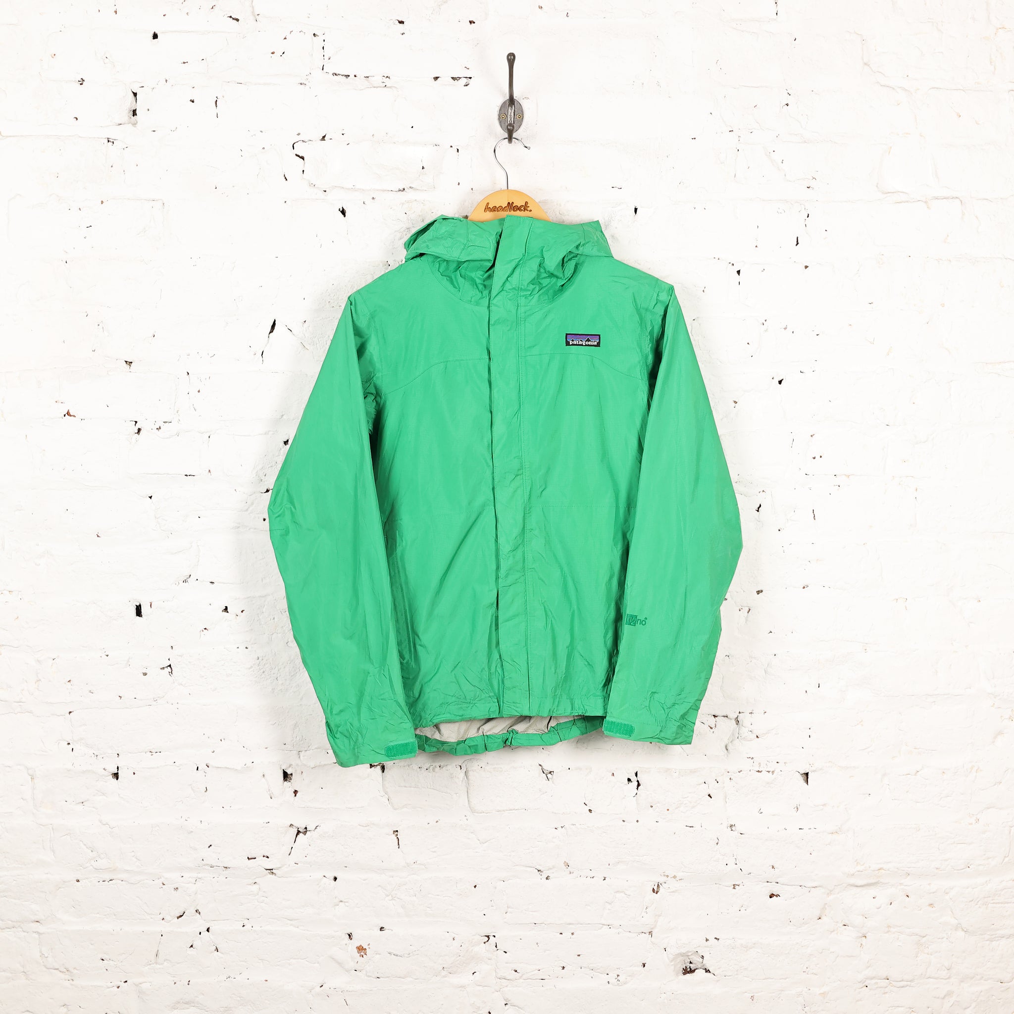 Womens Patagonia h2no Rain Jacket Green Womens S Headlock