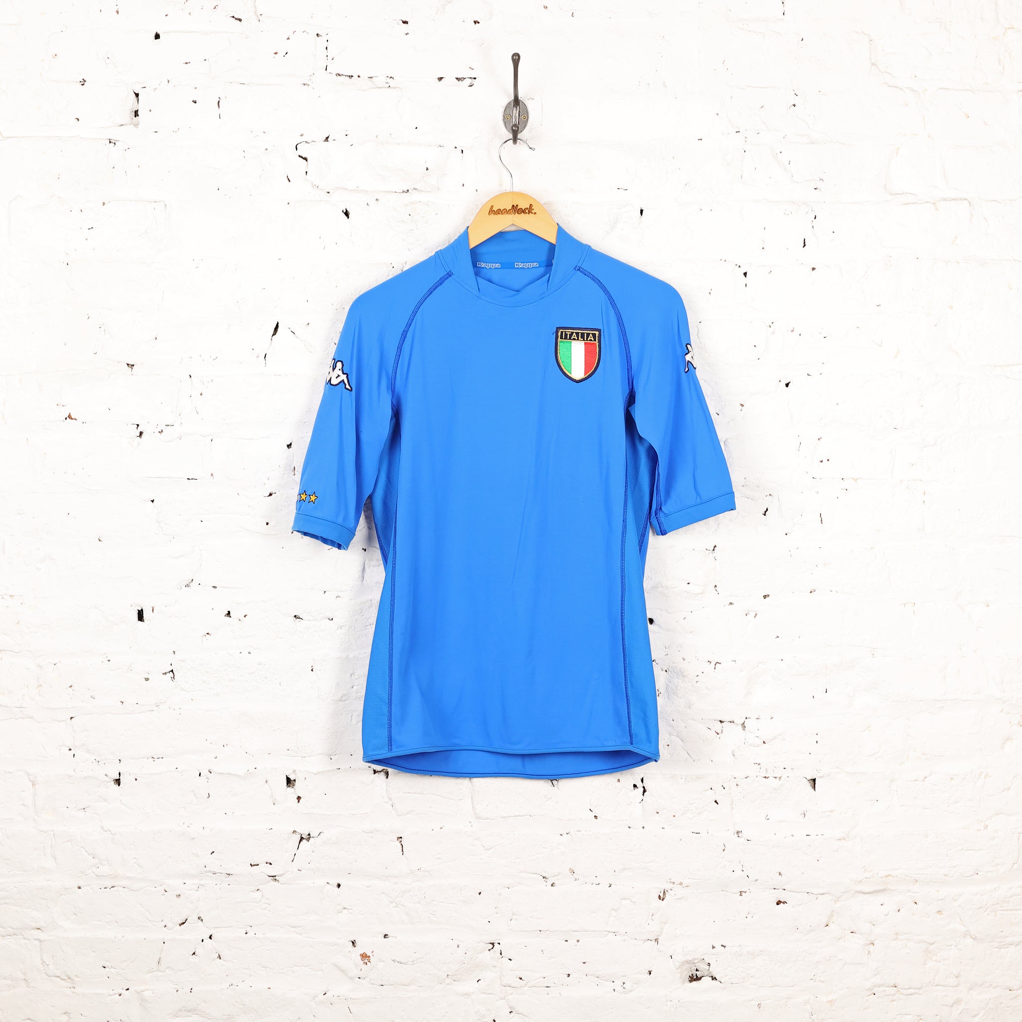Kappa Italy 2002 Home Football Shirt - Blue - M – Headlock