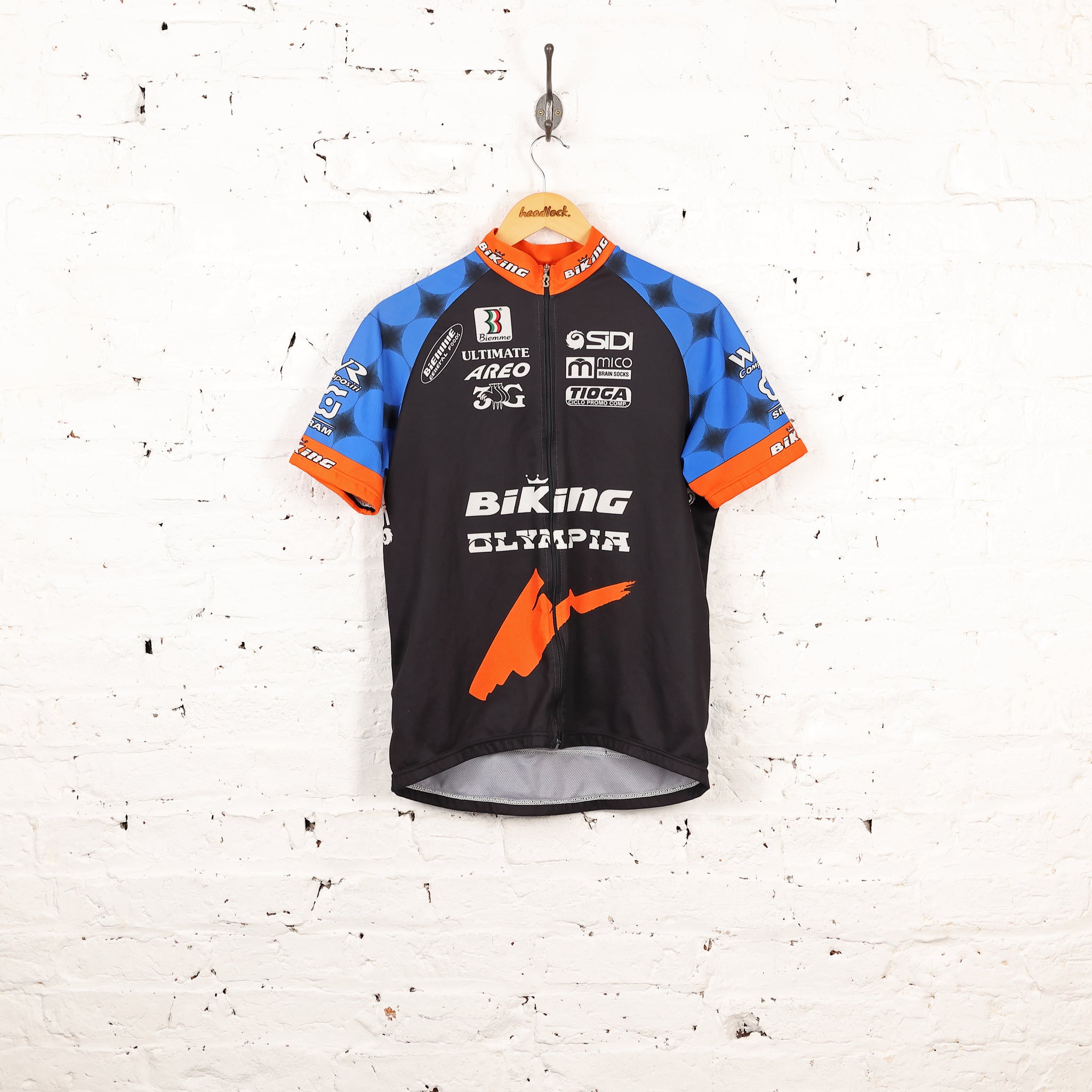 Biking Olympia Biemme Cycling Top Jersey Black M – Headlock