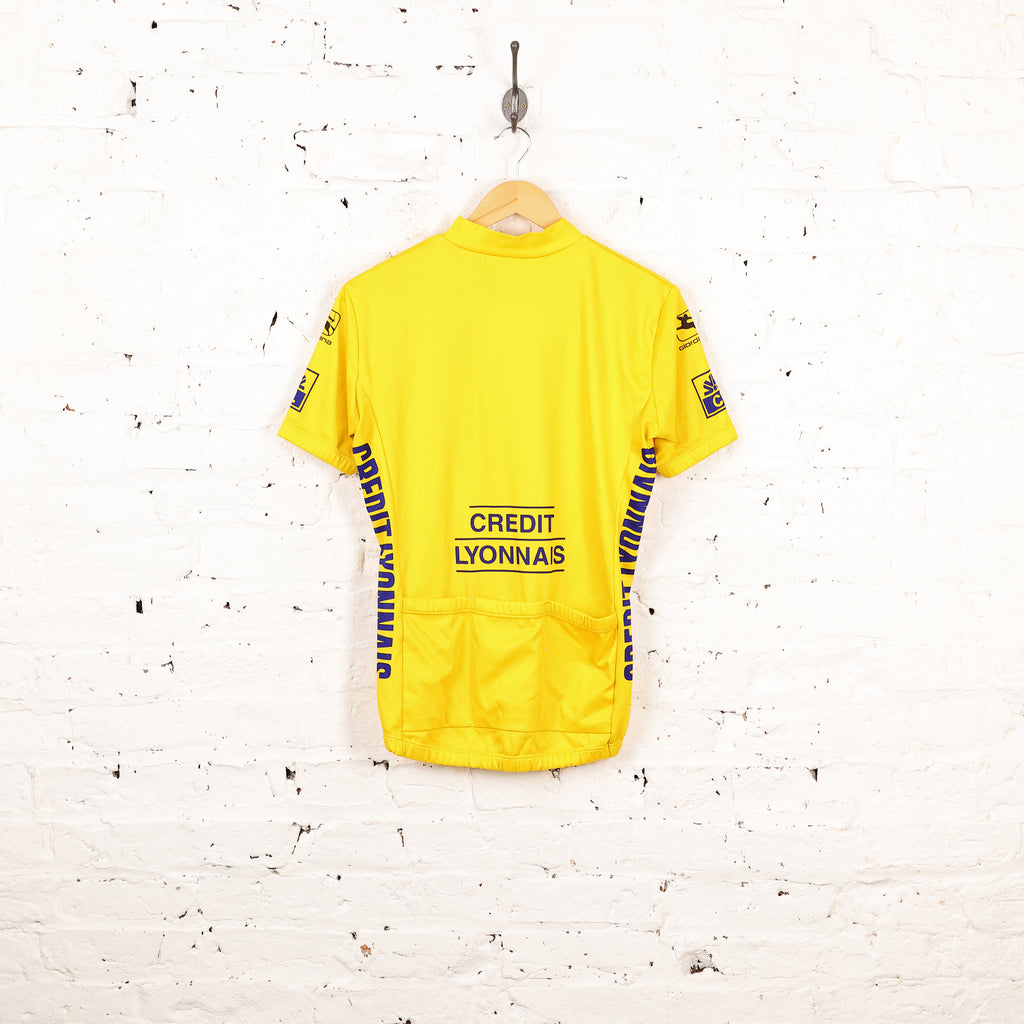 Credit Lyonnais Giordana Cycling Top Jersey - Yellow - M
